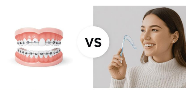 Braces VS Invisalign- Italian Dental Clinic